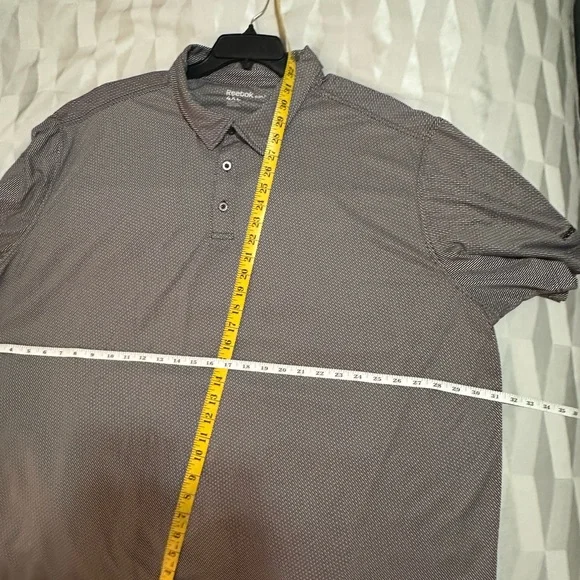 Nice Reebok golf polo, gray and white 4XL - Picture 5 of 7